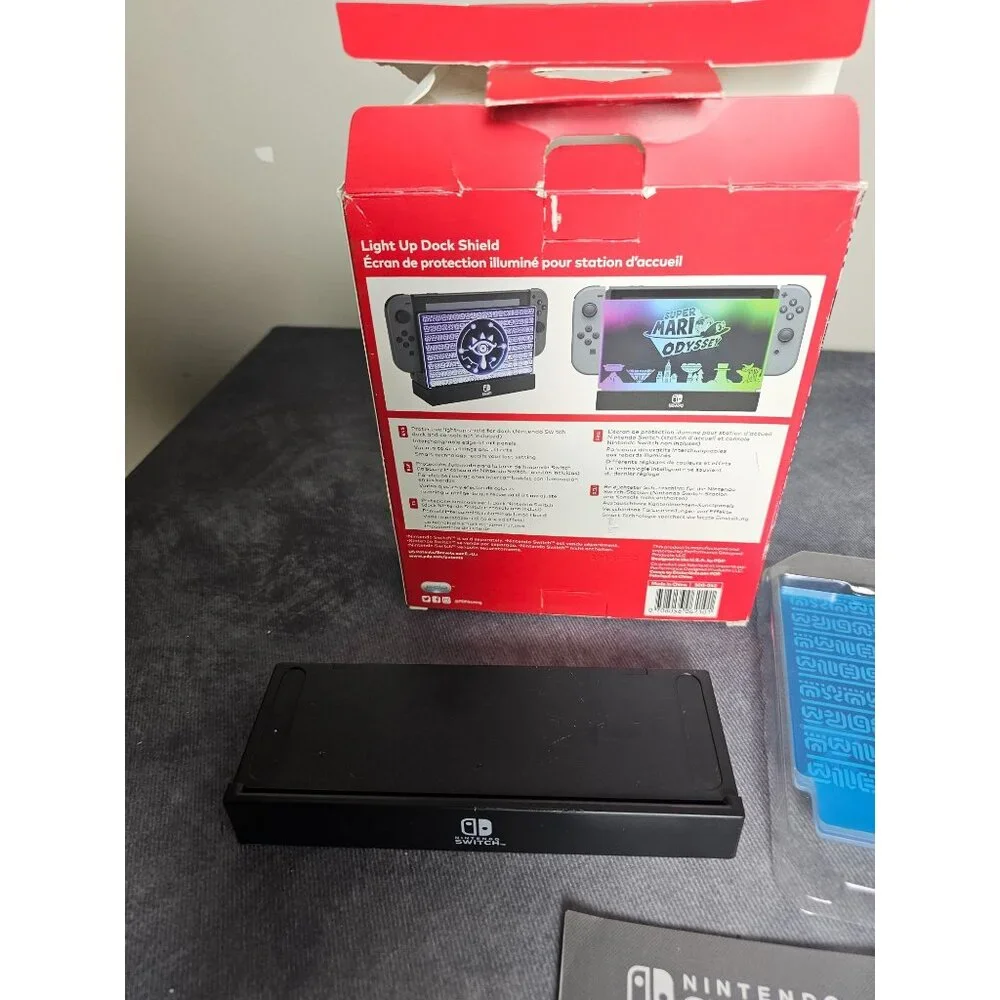 Nintendo Switch The Legend of Zelda - PDP Light Up Dock Shield - Open Box!